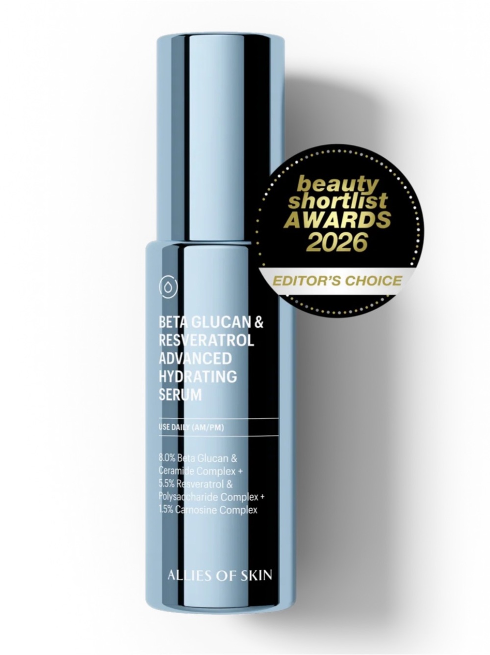 Allies of Skin Beta Glucan & Resveratrol Advanced Hydrating Serum 30 ml